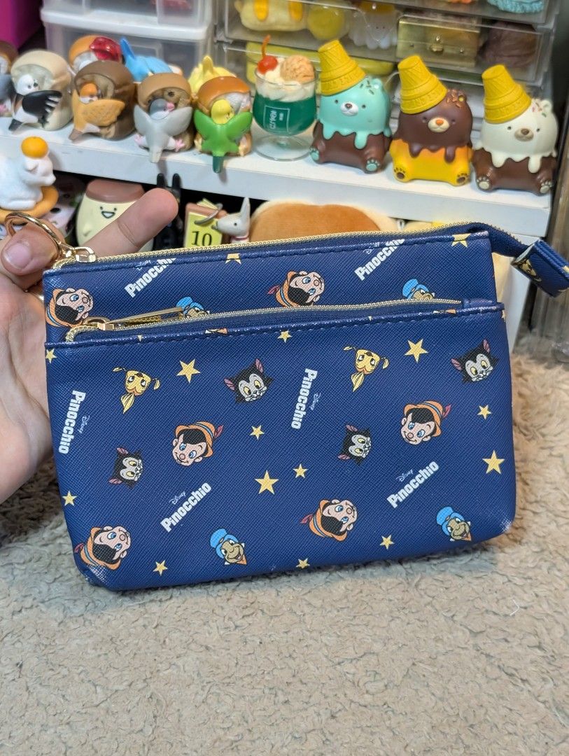Disney Pinocchio Pouch (Category: Purses & Pouches) located in San Pedro. Submitted by eurisilvers (Listing ID 1468722682, Image 1). Description: — shipping is via J&T Express — mop: gcash, maya, bank transfer — location: san pedro city, laguna.