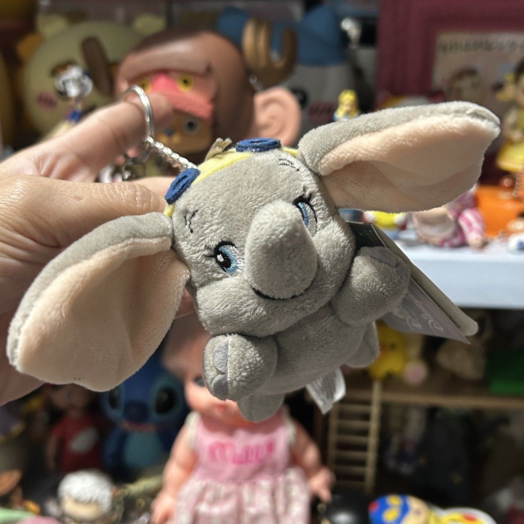 Disneyland Disney Dumbo Plush Charm Keychain (Category: Plushies & Soft Toys) located in Quezon City. Submitted by kitsune.treasures (Listing ID 1468833487, Image 1). Description: *First to pay policy! *1 day reservation only. Failure to pay on time, auto cancel. 📍Quezon City * MOD: J&T | Lalamove * MOP: GCASH | BPI 📦ON HAND AND READY TO SHIP! CONDITION: WHAT YOU SEE IS WHAT YOU GET. Dimensions: Kindly check the photos for the actual measuremen