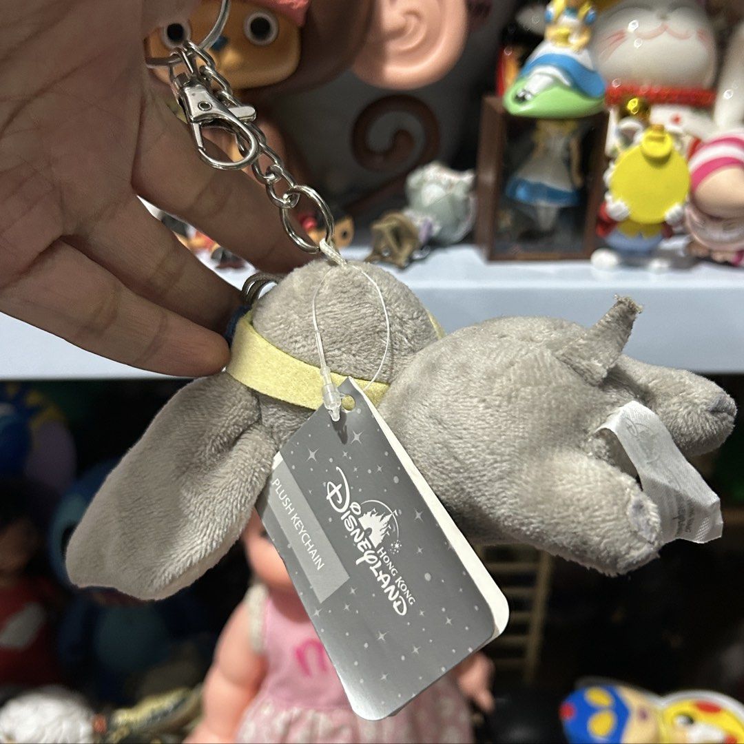 Disneyland Disney Dumbo Plush Charm Keychain (Category: Plushies & Soft Toys) located in Quezon City. Submitted by kitsune.treasures (Listing ID 1468833487, Image 3). Description: *First to pay policy! *1 day reservation only. Failure to pay on time, auto cancel. 📍Quezon City * MOD: J&T | Lalamove * MOP: GCASH | BPI 📦ON HAND AND READY TO SHIP! CONDITION: WHAT YOU SEE IS WHAT YOU GET. Dimensions: Kindly check the photos for the actual measuremen