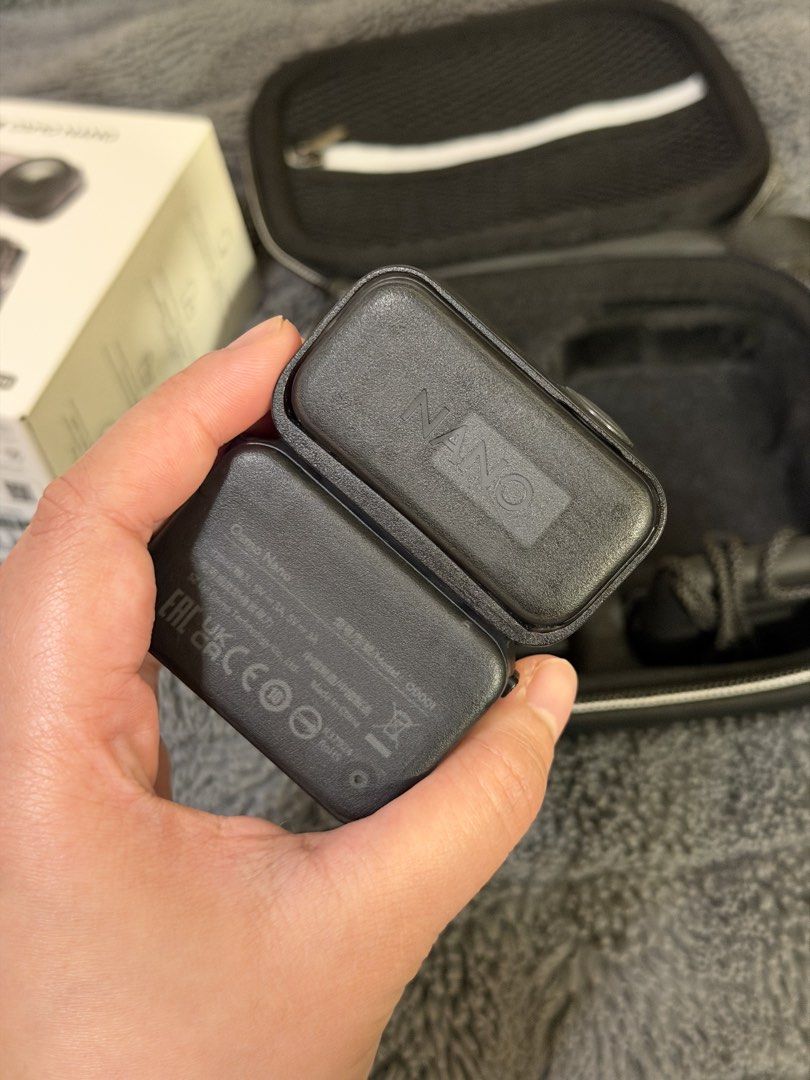 DJI Osmo Nano (128GB) with freebies (Category: Video Cameras) located in Las Pinas. Submitted by justinelouisse (Listing ID 1468874811, Image 2). Description: Selling my 3 month old DJI Osmo nano Inclusions: •DJI Osmo Nano •Attachments (POV shot magnetic lanyard, hat clip, dual direction ball) •Charger Freebies: •Case (shown in the pic) small & big •tripod RFS: Di ko na siya nagagamit cause I upgraded my phone :< Message me for more info ◡̈ LAST 