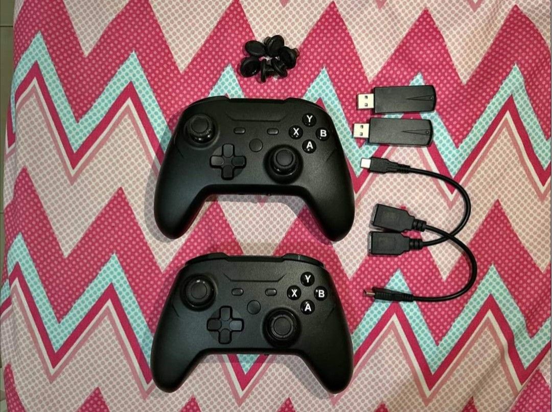 DOBE wireless controller (Category: Controllers) located in Taguig. Submitted by mikeyawesomefinds (Listing ID 1468751548, Image 1). Description: 1 wired 1 wireless 900 wireless 700 wired get both for 1300 https://www.dobe-game.com/en/productshow-103-1127.html.