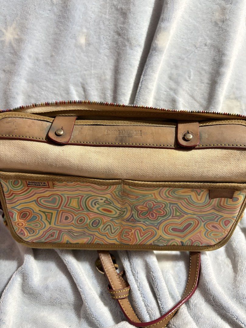 Dooney & Bourke Multicolored Doodle Heart Pattern Tote Bag (Category: Tote Bags) located in Manila. Submitted by yanna1972 (Listing ID 1468735451, Image 3). Description: - Authentic Dooney & Bourke tote bag NOT FOR MASELAN ! - price is negotiable for sure buyer - see the pics for the issues - buy at ur own risk ! MOP: gcash or MariBank MOD : j&t and lalamove if within manila .