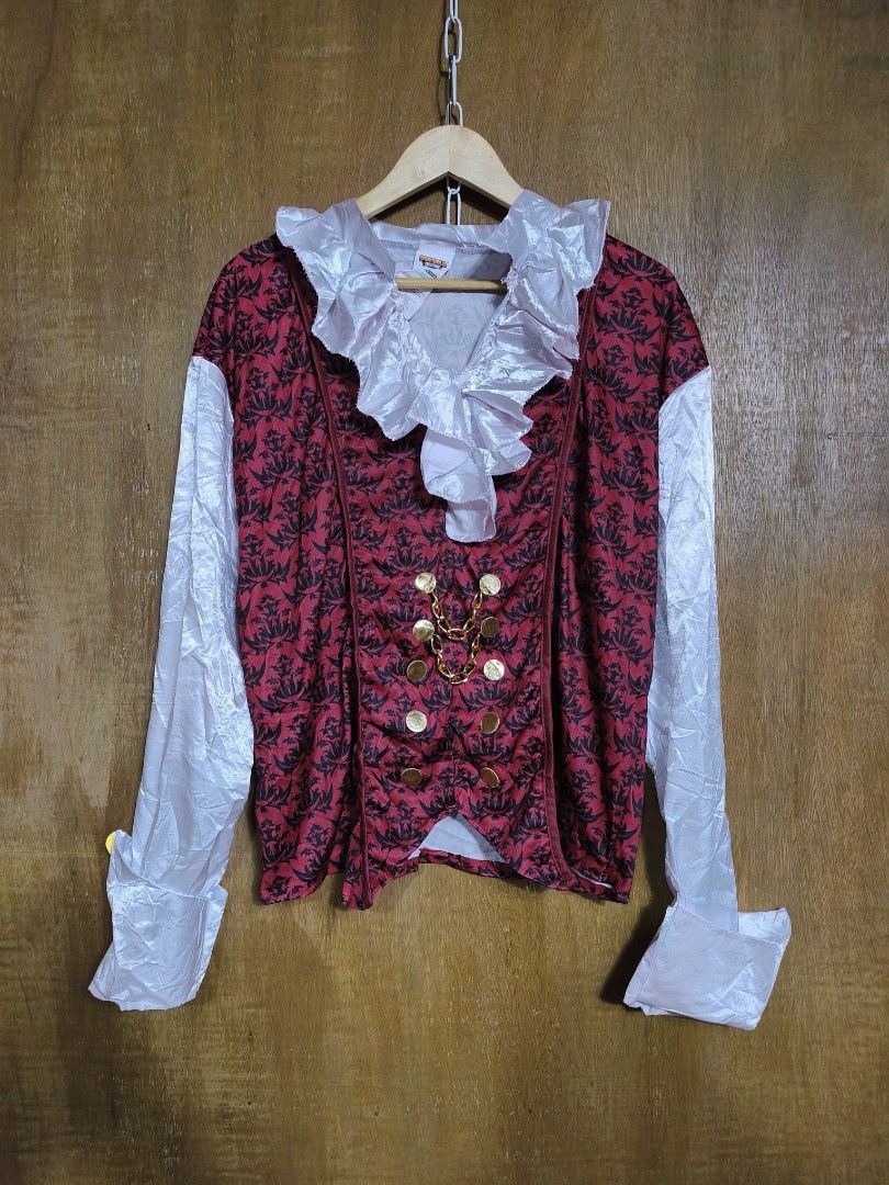 Dracula costume (Category: Occasions & Party Supplies) located in Baguio. Submitted by faith_angelo (Listing ID 1468789083, Image 3). Description: Dracula top+cape only Small-Med adult Top: EUC-LN Cape: EUC, minimal color transfer PAYMENT FIRST, NO COD LOCATION: BAGUIO CITY/ITOGON BENGUET MOD: J&T REGULAR SHIPPING ONLY.