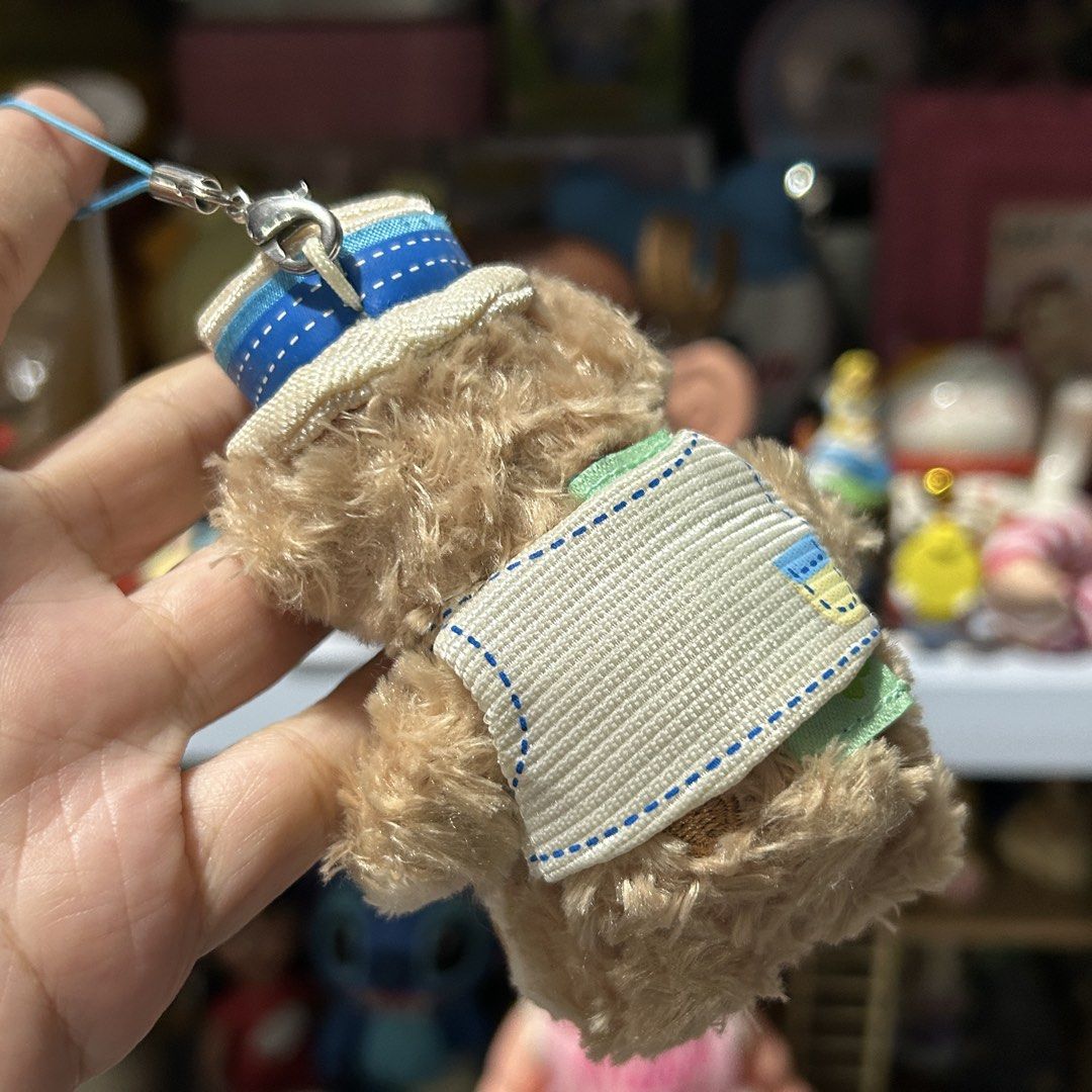 Duffy the Disney Bear Plush Charm (Category: Plushies & Soft Toys) located in Quezon City. Submitted by kitsune.treasures (Listing ID 1468817067, Image 3). Description: *First to pay policy! *1 day reservation only. Failure to pay on time, auto cancel. 📍Quezon City * MOD: J&T | Lalamove * MOP: GCASH | BPI 📦ON HAND AND READY TO SHIP! CONDITION: WHAT YOU SEE IS WHAT YOU GET. Dimensions: Kindly check the photos for the actual measurements. Please 