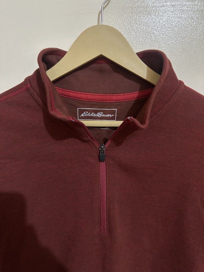 Eddie Bauer Quarter Zip sweater (Category: Coats, Jackets and Outerwear) located in Legazpi City. Submitted by jaysx666 (Listing ID 1468734839, Image 2). Description: XL-2XL 24.5x31.