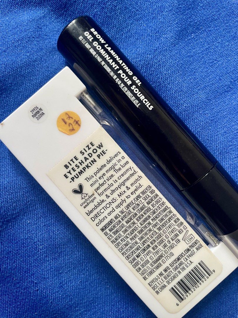 Elf Eyeshadow Eyebrow Gel Makeup Bundle Take All (Category: Makeup) located in Rizal. Submitted by massivedecluttering (Listing ID 1468780815, Image 2). Description: .
