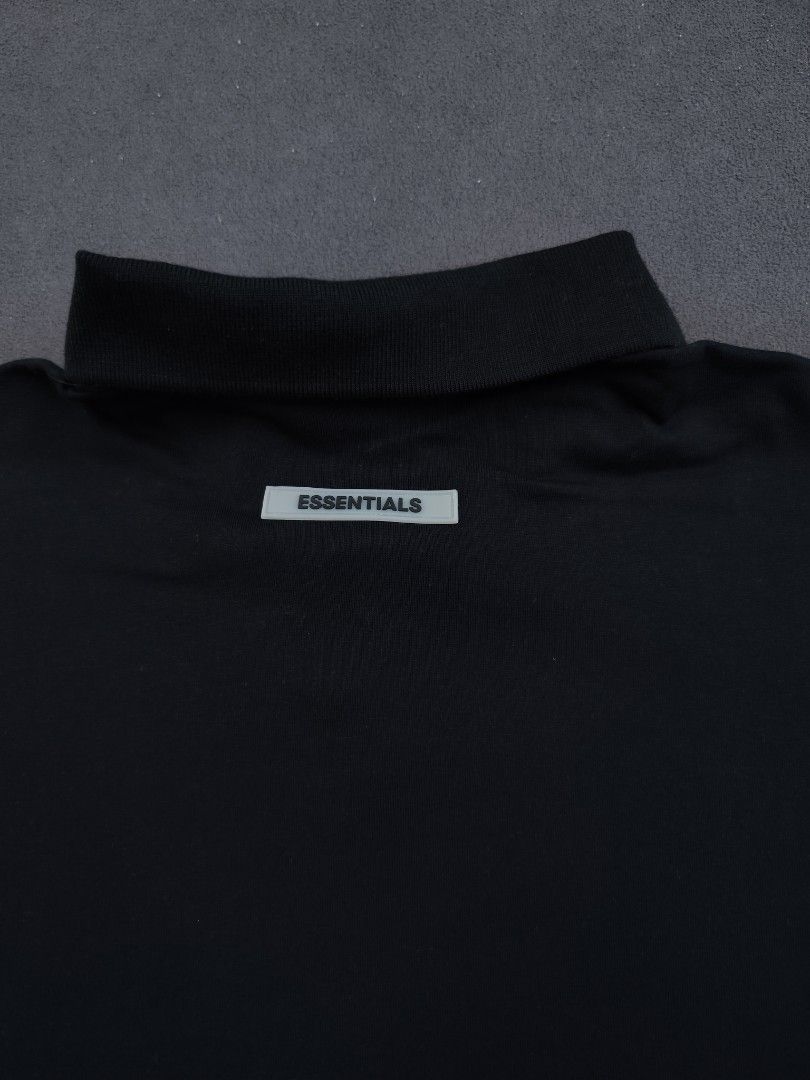 Essentials FOG Polo Shirt (Category: Tshirts & Polo Shirts ) located in Bulacan. Submitted by emilj23 (Listing ID 1468735855, Image 3). Description: Essentials FOG Polo Shirt Size S on tag L 25 W 23 Condition 9.5/10 Color rate 9.5/10 No Issue.