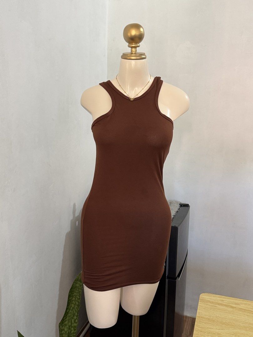 ETC BROWN SEXY DRESS SMALL ONLY (Category: Dresses) located in Dasmarinas. Submitted by ennahsthriftcollection (Listing ID 1468772080, Image 3). Description: ETC BROWN SEXY DRESS SMALL ONLY Length: 27 inches.