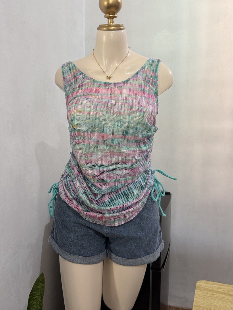 ETC RENOMA COVER UP TOP SMALL (Category: Bikinis & Swimsuits) located in Dasmarinas. Submitted by ennahsthriftcollection (Listing ID 1468736329, Image 3). Description: ETC RENOMA COVER UP TOP SMALL keri MEDIUM Adjustable strap .