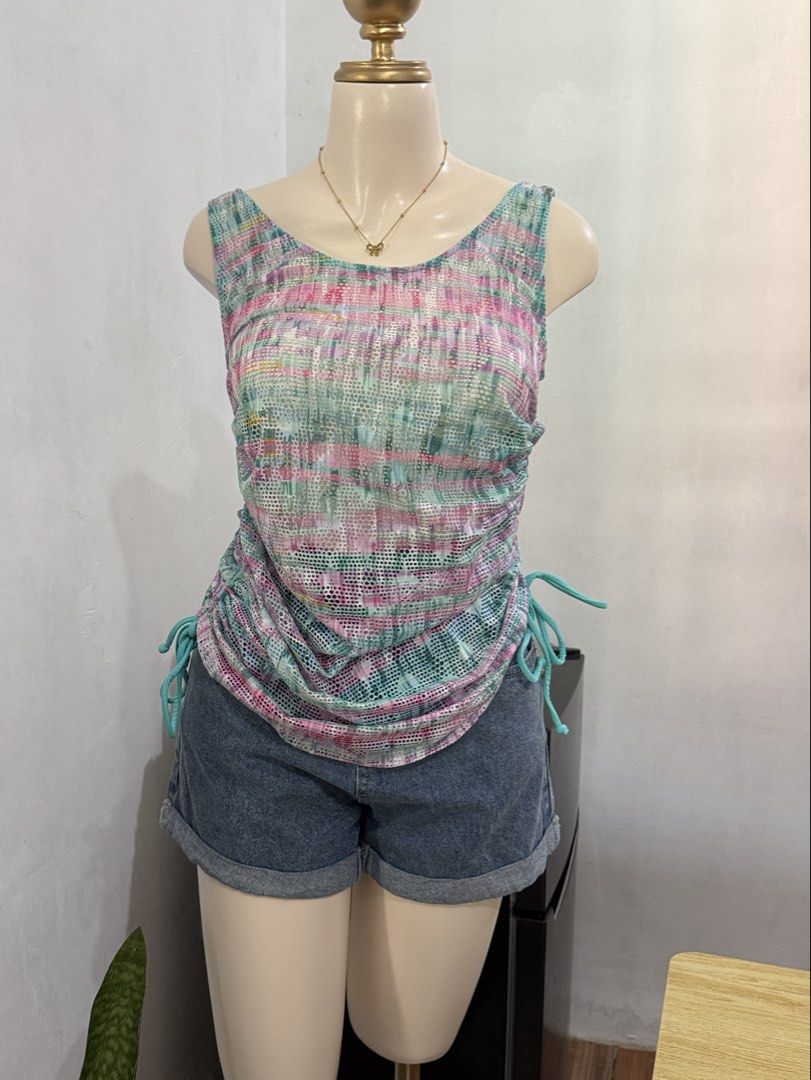 ETC RENOMA COVER UP TOP SMALL (Category: Bikinis & Swimsuits) located in Dasmarinas. Submitted by ennahsthriftcollection (Listing ID 1468736329, Image 1). Description: ETC RENOMA COVER UP TOP SMALL keri MEDIUM Adjustable strap .