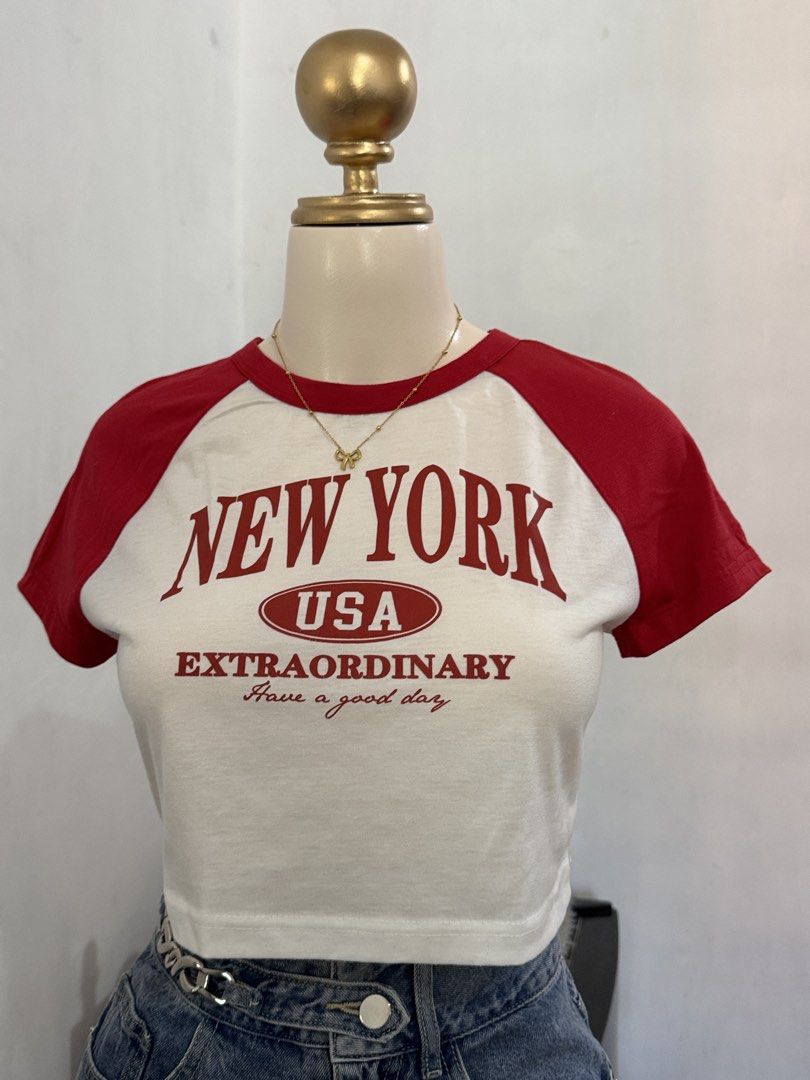 ETC SHEIN SMALL CROPTOP RED AND WHITE (Category: Others Tops) located in Dasmarinas. Submitted by ennahsthriftcollection (Listing ID 1468760682, Image 3). Description: ETC SHEIN SMALL CROPTOP RED AND WHITE.