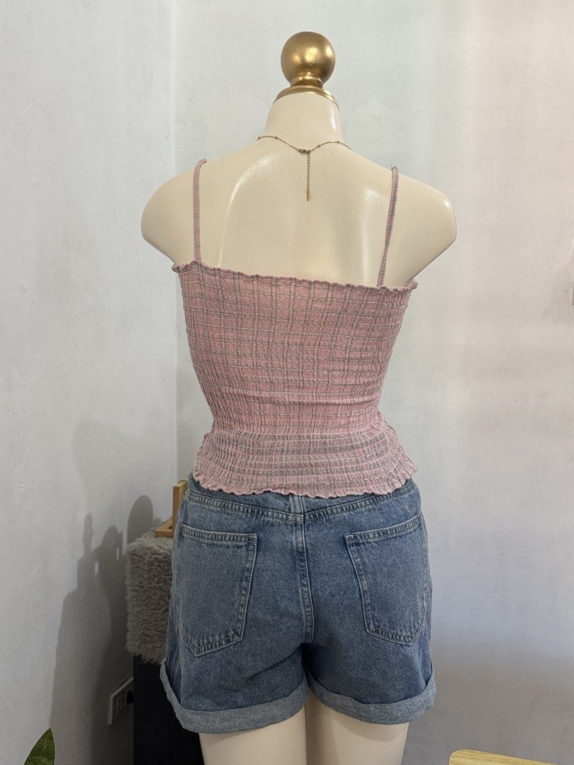 ETC SMALL STRETCHY PINK TOP ADJUSTABLE STRAP (Category: Others Tops) located in Dasmarinas. Submitted by ennahsthriftcollection (Listing ID 1468743030, Image 3). Description: ETC SMALL STRETCHY PINK TOP ADJUSTABLE STRAP.