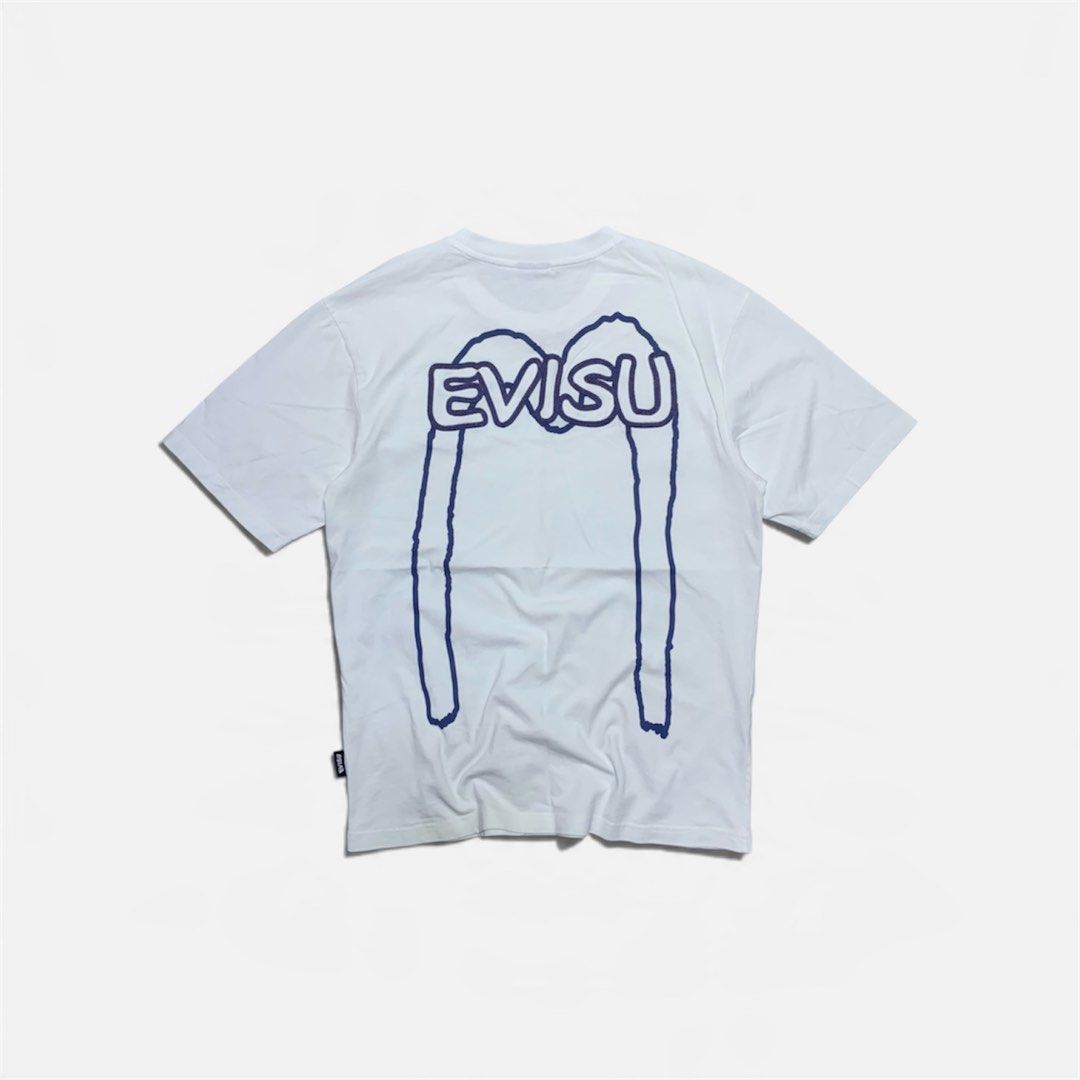EVISU LAVA EMBROIDERY DAICOCK TEE (Category: Tshirts & Polo Shirts ) located in Cabanatuan. Submitted by _w2keed (Listing ID 1468818609, Image 1). Description: Size: M-L (W20' x L27') Condition: 10/10 Color rate: 9.5/10 Issue/s: need rewash.