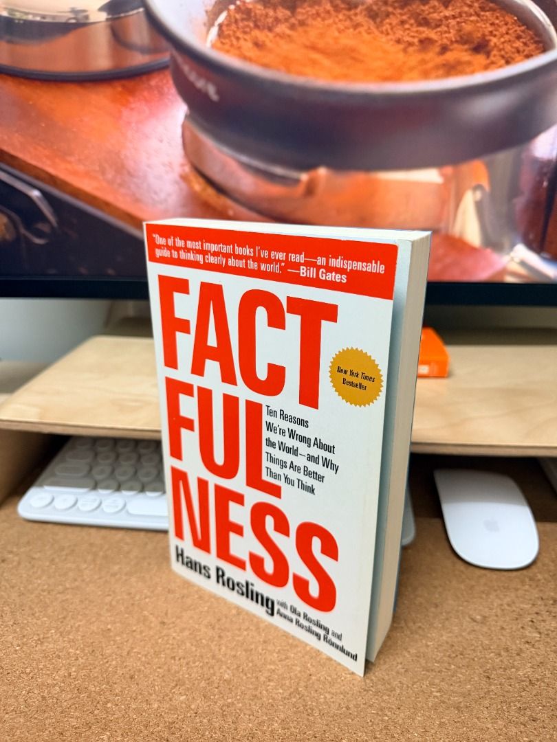Factfulness book by Hans Rosling (Category: Storybooks) located in Taguig. Submitted by jmcuniverse1018 (Listing ID 1468847394, Image 1). Description: - Title: Factfulness by Hans Rosling - Ten Reasons We're Wrong About the World--and Why Things Are Better Than You Think - Format: Paperback (Flatiron Books) - Condition: Like new, read once, clean pages, no spine creases - Genre: Non-fiction / Global Trends / Statistics.