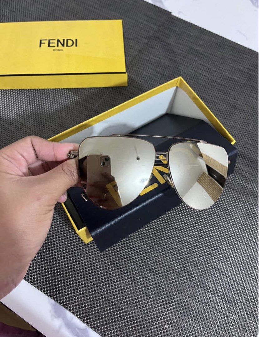 Fendi Shades (Category: Sunglasses & Eyewear) located in Manila. Submitted by calmmountain_212767 (Listing ID 1468858673, Image 2). Description: FS: ORIGINAL FENDI SUNGLASSES Bought for €380 (26k+), selling for P14,500 NEGOTIABLE FOR SERIOUS BUYER - Used only twice - In very good condition - With original receipt, box, and cleaning cloth.