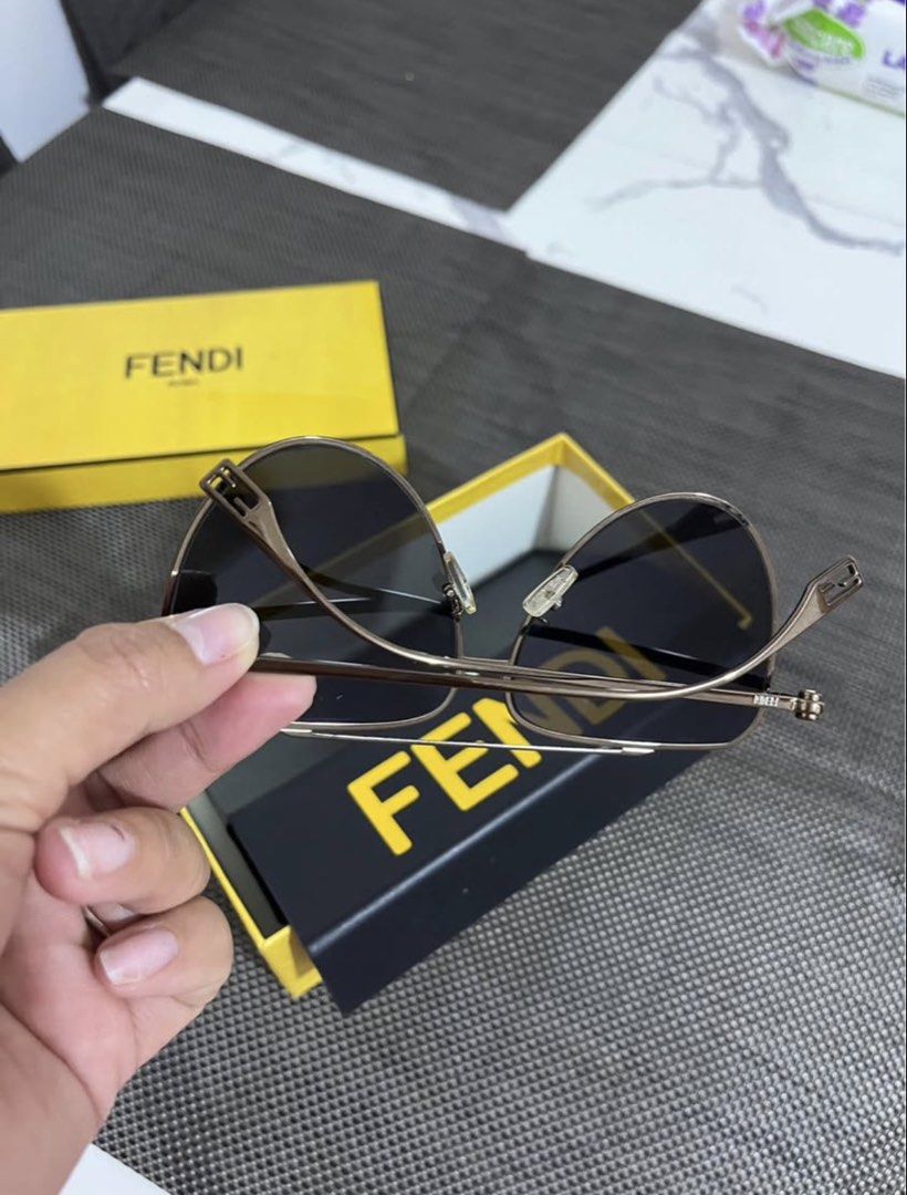 Fendi Shades (Category: Sunglasses & Eyewear) located in Manila. Submitted by calmmountain_212767 (Listing ID 1468858673, Image 3). Description: FS: ORIGINAL FENDI SUNGLASSES Bought for €380 (26k+), selling for P14,500 NEGOTIABLE FOR SERIOUS BUYER - Used only twice - In very good condition - With original receipt, box, and cleaning cloth.