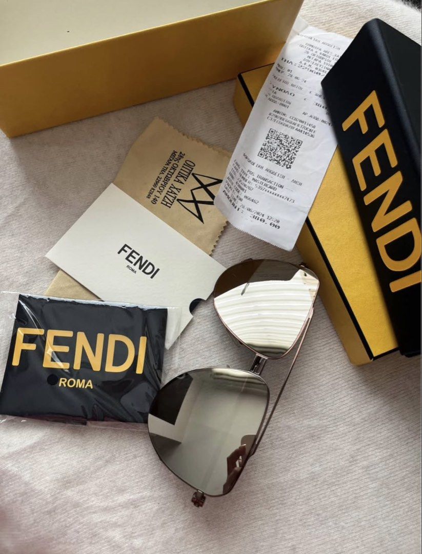 Fendi Shades (Category: Sunglasses & Eyewear) located in Manila. Submitted by calmmountain_212767 (Listing ID 1468858673, Image 1). Description: FS: ORIGINAL FENDI SUNGLASSES Bought for €380 (26k+), selling for P14,500 NEGOTIABLE FOR SERIOUS BUYER - Used only twice - In very good condition - With original receipt, box, and cleaning cloth.