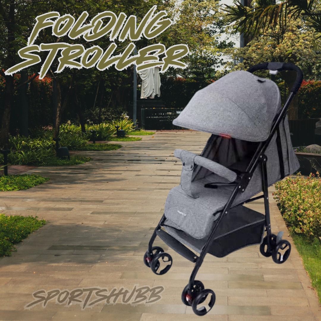 Folding Stroller (Category: Strollers) located in Quezon City. Submitted by mike10sitaldas (Listing ID 1468868172, Image 2). Description: Folding Stroller 3,200 Php Good Quality and 5 colors available Light blue Grey Blue Design.