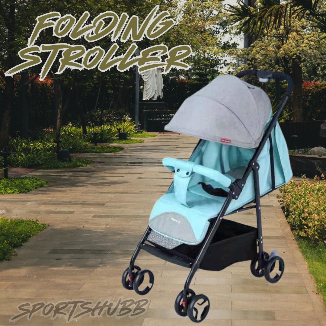 Folding Stroller (Category: Strollers) located in Quezon City. Submitted by mike10sitaldas (Listing ID 1468868172, Image 3). Description: Folding Stroller 3,200 Php Good Quality and 5 colors available Light blue Grey Blue Design.