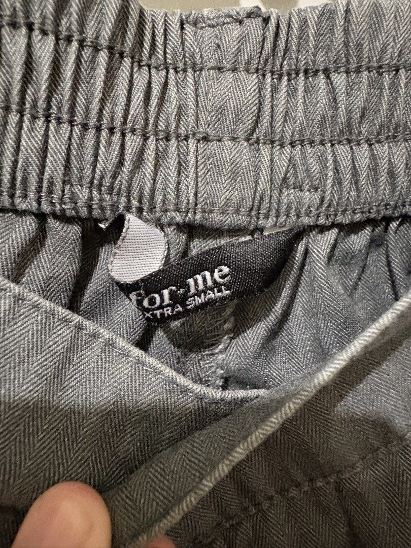 For Me Grey Pants (Category: Other Bottoms) located in Quezon City. Submitted by jindori._. (Listing ID 1468734837, Image 3). Description: Waist: 25 inches Length: 35 inches Color Rate: 10/10 Need Wash Color may vary due to lighting Ship out every weekends.