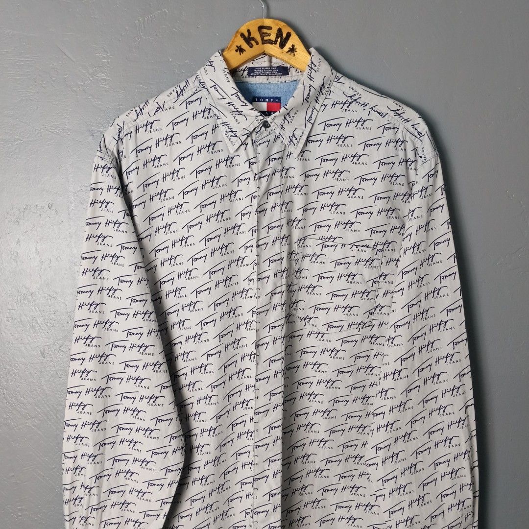 For Men - Tommy Hilfiger (Category: Tshirts & Polo Shirts ) located in Bacolod City. Submitted by drop.ph (Listing ID 1468874864, Image 3). Description: Tommy Jeans by Tommy Hilfiger Authentic *Oversized *Size M fits XL - 24x29 *Excellent cloth *Minor collar line stain *Price: 880php *Add SF if outside Bacolod City .