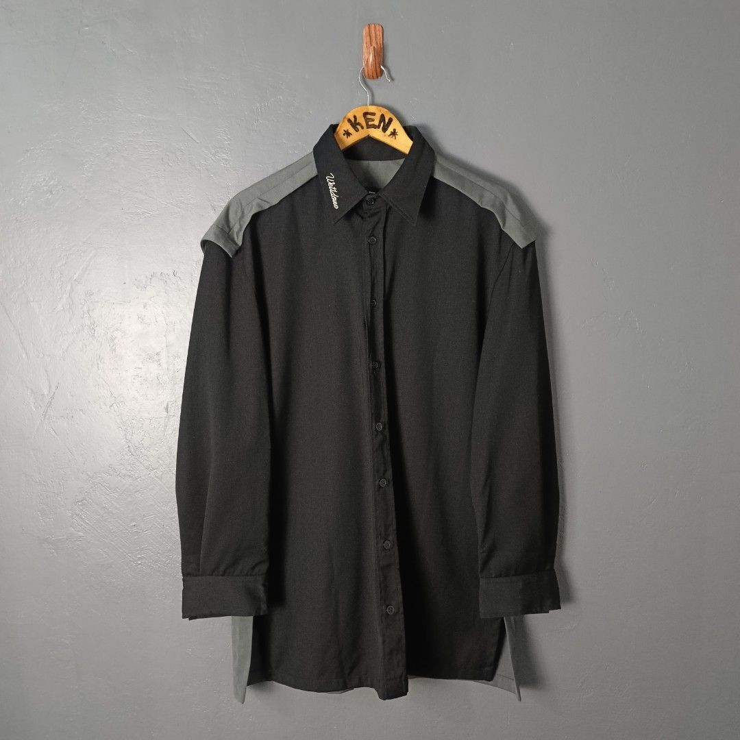 For Men - We11done (Category: Tshirts & Polo Shirts ) located in Bacolod City. Submitted by drop.ph (Listing ID 1468880406, Image 1). Description: We11done - Two-Tone Shirt *Oversized *Size S - 22x32 *Can fits up to Large *Excellent *No Flaws *Price: 880php *Add SF if outside Bacolod City .