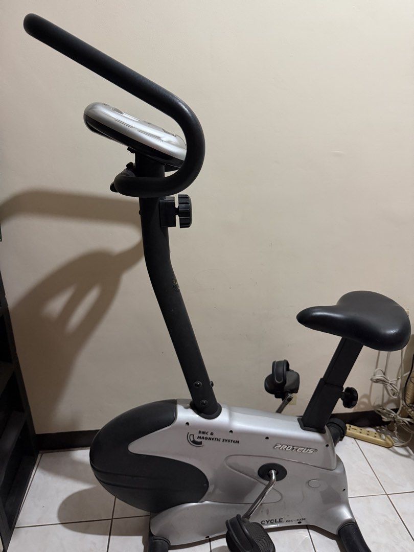 For sale: Exercise Bike (Category: Looking For) located in Manila. Submitted by bravecollections (Listing ID 1468875243, Image 3). Description: FOR SALE: Proteus Cycle PEC-3320 Magnetic Exercise Bike Selling our reliable, heavy-duty Proteus exercise bike. If you are looking for a solid, quiet, and stable stationary bike to burn calories at home without needing a fancy electronic setup, this is perfect for you! PROS & MECHANICAL CONDITION: ✅ 100% 