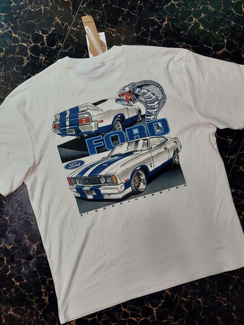 Ford White Tee (Category: Tshirts & Polo Shirts ) located in Bacolod City. Submitted by escanaur (Listing ID 1468767149, Image 2). Description: ANGAS NETO MASYADONG MALAKI SAKIN 22x27 loc: Bacolod mop: GCash mod: J&T.