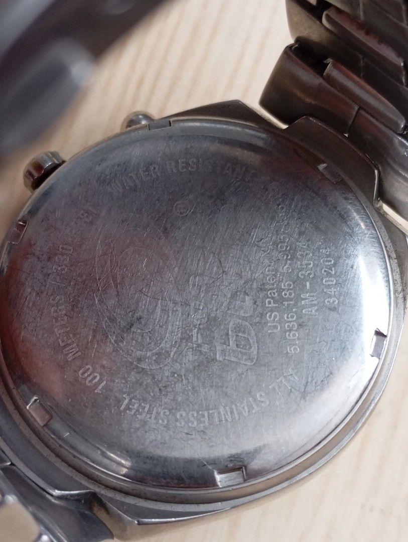 Fossil (Category: Men's Watches) located in Las Pinas. Submitted by quick_deals_great_finds2 (Listing ID 1468750366, Image 3). Description: Original fixed blue led Time function working 38mm fits wrist 6.8 inches.