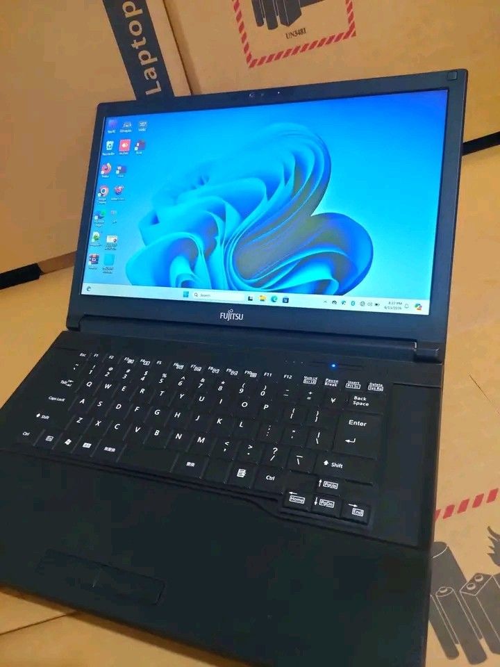 💜FUJITSU A579:intel Core i3 8thGEN💜 (Category: Laptops & Notebooks) located in Manila. Submitted by lonelyme_1986 (Listing ID 1468929109, Image 1). Description: 💜FUJITSU A579:intel Core i3 8thGEN💜 🛑intel Core i3 8thGEN 2.20GHz ✅Ram:4GB ✅Storage:128GB ssd 🛑Intel hd graphics 🛑15'6 inches Screen ✅With numpad KEYBOARD 🛑DVD ready 🛑Good battery 🛑Wifi ready 🛑Camera ready 🔴Bluetooth ready 🔴VGA ready 🛑HDMI ready ✅Windows 11-with complete all
