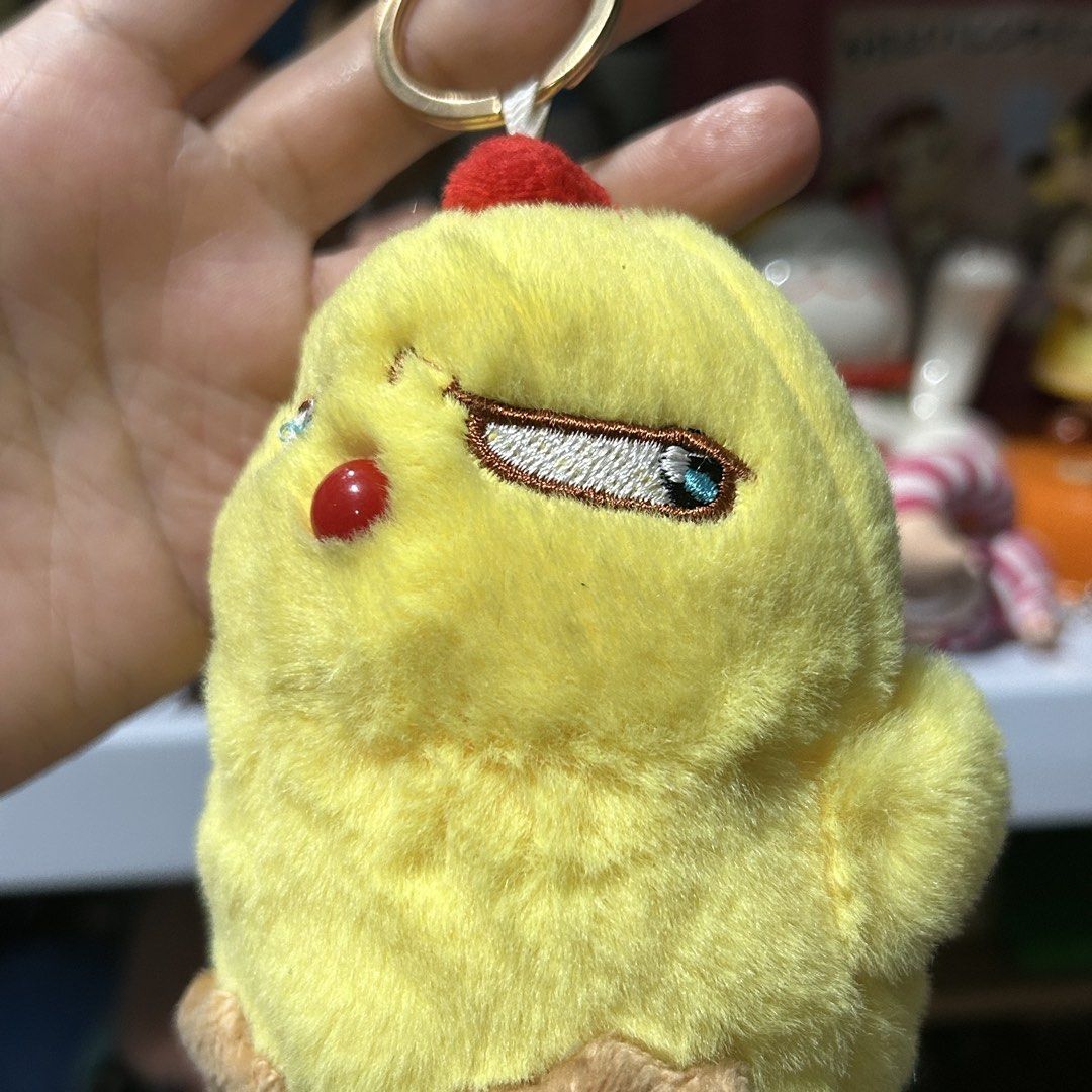 Funny Chicken Bag Charm Keychain (Category: Plushies & Soft Toys) located in Quezon City. Submitted by kitsune.treasures (Listing ID 1468833227, Image 2). Description: *First to pay policy! *1 day reservation only. Failure to pay on time, auto cancel. 📍Quezon City * MOD: J&T | Lalamove * MOP: GCASH | BPI 📦ON HAND AND READY TO SHIP! CONDITION: WHAT YOU SEE IS WHAT YOU GET. Dimensions: Kindly check the photos for the actual measurements. Please c