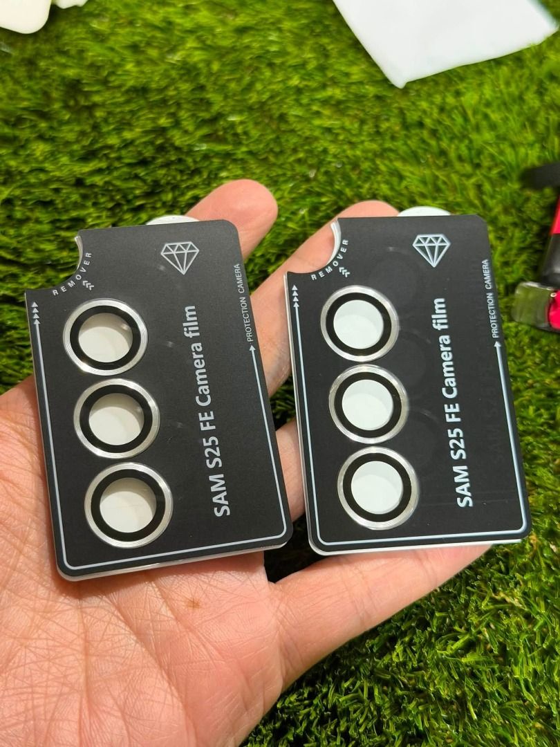 GALAXY S25 FE CAMERA LENS PROTECTOR (Category: Other Mobile & Gadget Accessories) located in Sablan. Submitted by gongonshelley12 (Listing ID 1468907231, Image 2). Description: 120 ONLY GALAXY S25 FE CAMERA LENS PROTECTOR 2 pcs na yan sa 1 box.