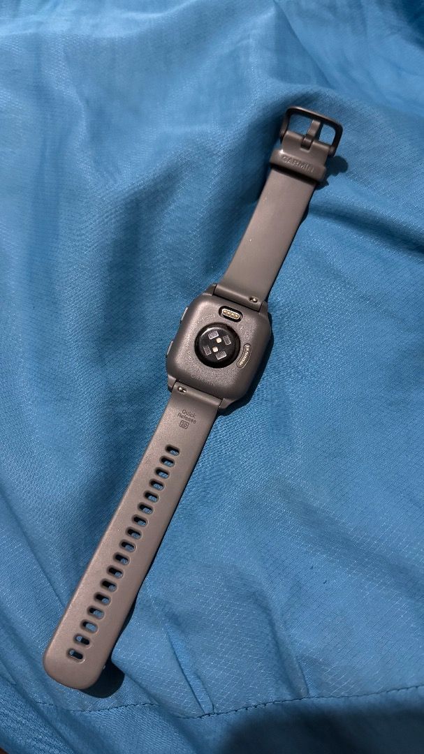 ￼Garmin Venu Sq 2 GPS Smartwatch (Category: Wearables & Smart Watches) located in Makati City. Submitted by elena.xxx (Listing ID 1468719657, Image 1). Description: ￼Non-music Normal signs of use Includes charging cord, Extra strap Long battery life Negotiable RFS: Upgrading .