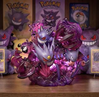 Pokemon Suiyoko no Blaze Moncolle Gengar Anime Toy Collectible Figure ...