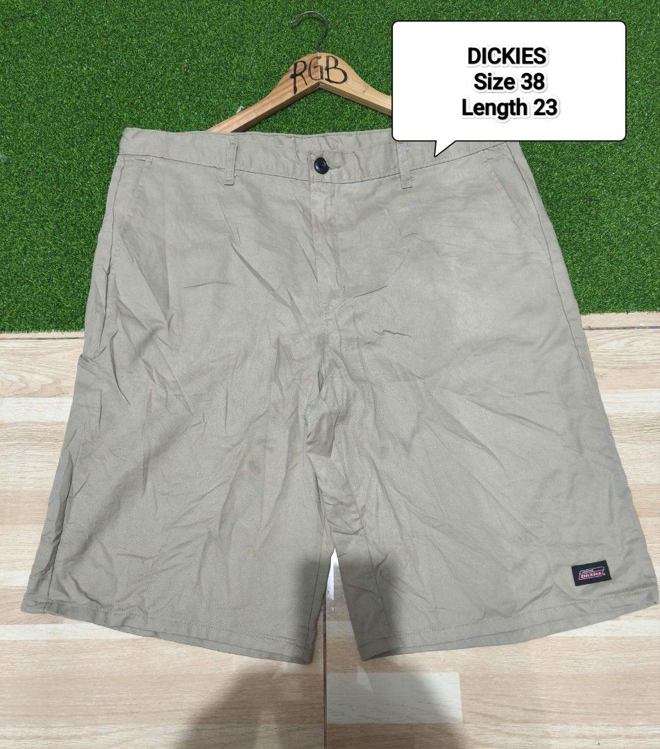 Genuine Dickies khaki shorts (Category: Shorts) located in San Mateo. Submitted by rgbuenaventura (Listing ID 1468814906, Image 2). Description: Genuine Dickies size 38 khaki like new 10/10 colour condi.