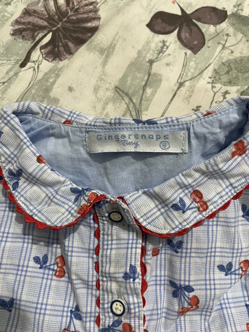 Gingersnaps Cherry Plaid Dress 6m (Category: Babies & Kids Fashion) located in Davao. Submitted by azixi (Listing ID 1449622577, Image 2). Description: .