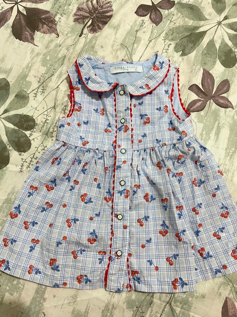 Gingersnaps Cherry Plaid Dress 6m (Category: Babies & Kids Fashion) located in Davao. Submitted by azixi (Listing ID 1449622577, Image 1). Description: .