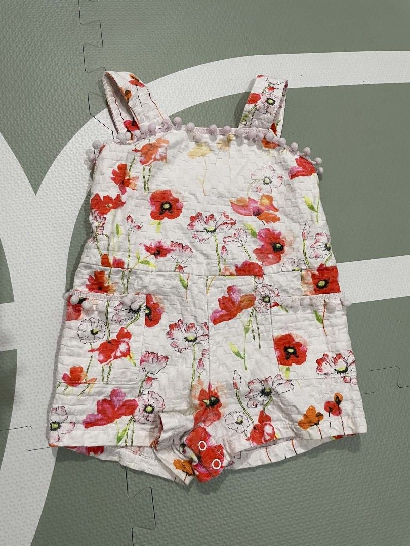 Gingersnaps Floral Romper 12mos (Category: Babies & Kids Fashion) located in Davao. Submitted by azixi (Listing ID 1468716077, Image 1). Description: .