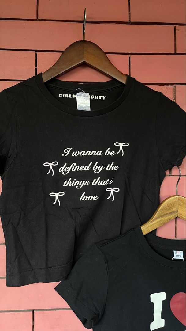 girl almighty cropshirts bundle (Category: Activewear) located in Quezon City. Submitted by dressingroombylech (Listing ID 1468722510, Image 3). Description: s/m fits.