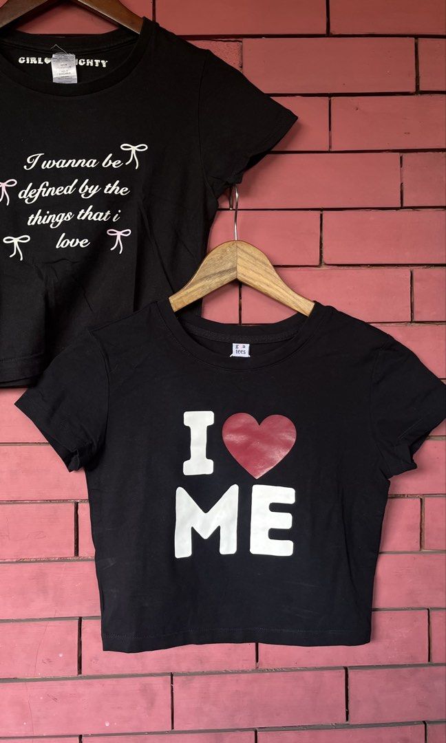 girl almighty cropshirts bundle (Category: Activewear) located in Quezon City. Submitted by dressingroombylech (Listing ID 1468722510, Image 2). Description: s/m fits.