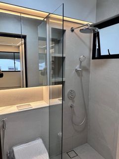Shower Screen | Tempered Glass | Black Frame Shower Door | Toilet Glass ...
