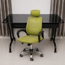 Glass Table black + Mesh Chair (Category: Office Furniture & Fixtures) located in Caloocan City. Submitted by coolcloud.3ec01a (Listing ID 1468881195, Image 2). Description: Rush Sale Glass table and metals color black + Mesh Chair green. Super sturdy with drawer. Used for couple of yrs with no issues, good condition. Table Dimension: 100(L) x 58(W) x 75 (H) Chair = Standard size RFS: Decluttering. Selling Price: 5500 / LP: 4500 LP is for very su
