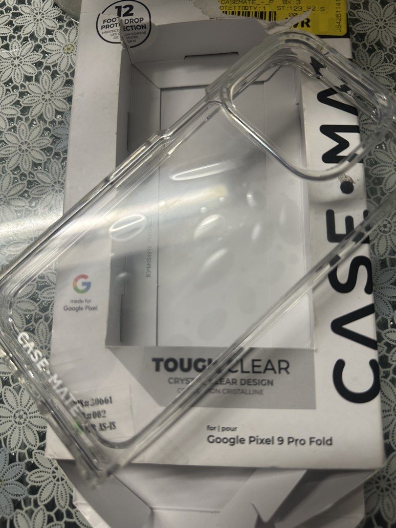 Google pixel 9 pro fold case mate clear case (Category: Cases & Sleeves) located in Angeles City. Submitted by ritenianstuff (Listing ID 1468812799, Image 1). Description: Authentic case mate pixel 9 pro fold rugged tough protective case from Australia black and clear case available Add sf 54 Gcash payment Lp posted.