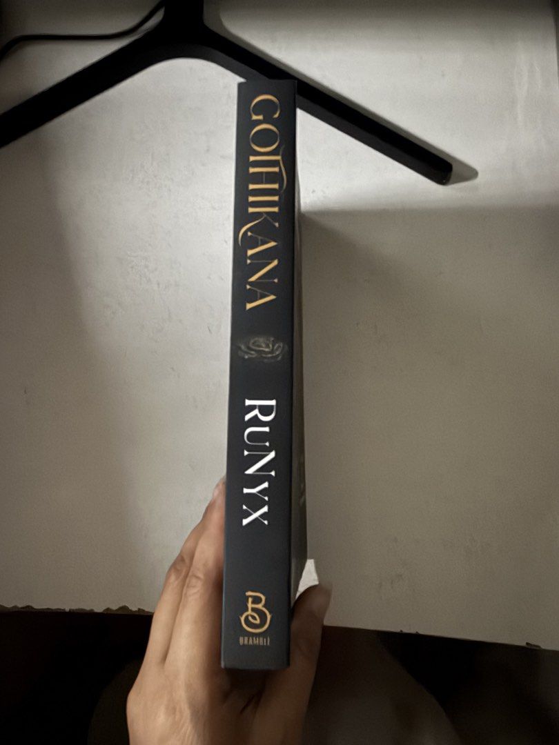 Gothikana by RuNyx (Category: Storybooks) located in Zamboanga. Submitted by nini_0423 (Listing ID 1468893945, Image 2). Description: - Title: Gothikana by RuNyx - Publisher: Bramble - Genre: Dark Romance - Aesthetics: Striking cover art, dark spine, and gorgeous sprayed purple edges - Perfect addition to any romance bookshelf.