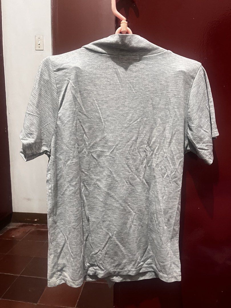 gray ribbon top (Category: Blouses) located in Quezon City. Submitted by mademoisjelle (Listing ID 1468869736, Image 2). Description: .