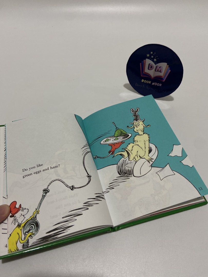 Green Eggs and Ham By Dr. Seuss (Category: Children's Books) located in Caloocan City. Submitted by dmbooknook (Listing ID 1468822505, Image 2). Description: - 90 each or any 2 for 150 only! - EUC | Small Hardcover - Small Hardcover - Perfect for early/young reader - Colorful Illustration Dr. Seuss books are fun, filled with colorful, silly characters, and made-up words. Not only do his books entertain, they facilitate children’s development. Rep