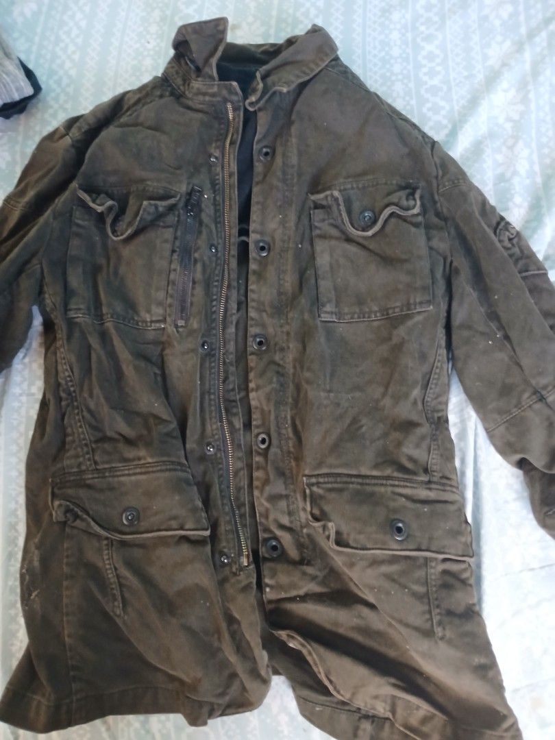Grunge Jacket (Category: Coats, Jackets and Outerwear) located in Baguio. Submitted by nnthnnth (Listing ID 1468762755, Image 1). Description: It looks better irl trust.