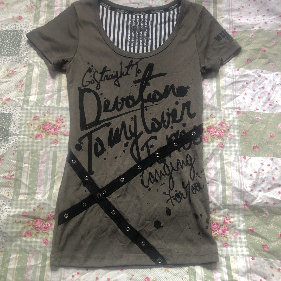 Grunge Skater Long Top (Category: Shirts) located in Cagayan de Oro. Submitted by grimxens.desire (Listing ID 1468778992, Image 1). Description: body hugging.