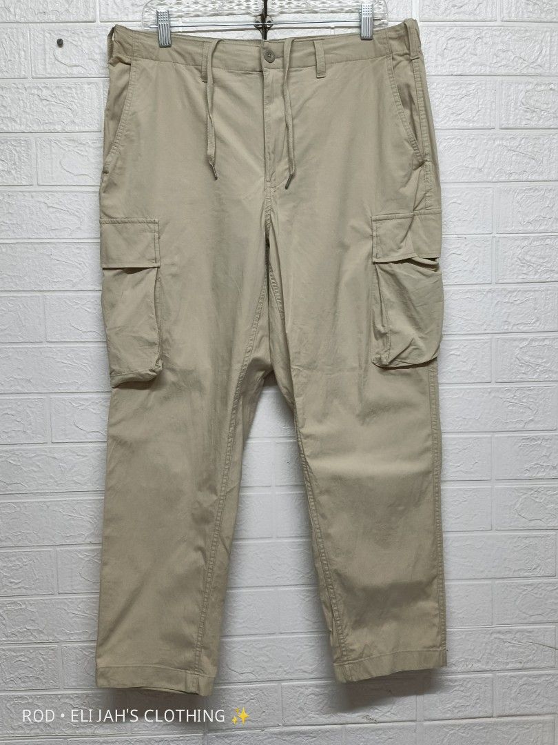 GU Cargo Pants✨ (Category: Trousers) located in Quezon City. Submitted by rod_raymundo (Listing ID 1468753465, Image 2). Description: ‎GU Cargo Pants✨ ‎Sanitized, washed, and steamed. Ready to wear! Size: XL ‎Width: 36-39 Inches ‎Length: 36 Inches ‎Color: 10/10 (Color variation due to lighting) ‎Condition: As new condition ‎Price: 648 Pesos ‎ ‎🚚 Shipping via J&T (with voucher and extra discount) or Lalamove ‎📍 Location: Driod St. Brgy Kaunlaran