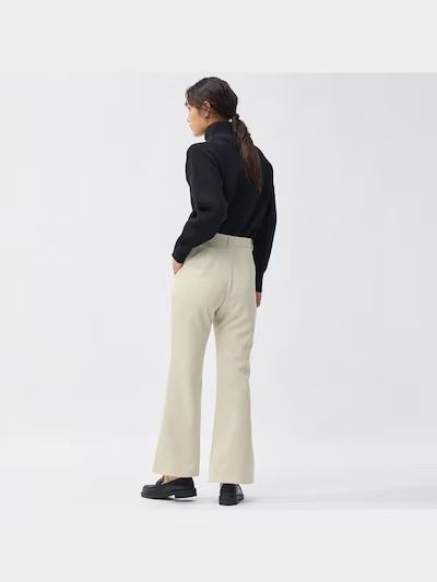 GU Stretch Flared Pants (Black & Beige) (Category: Other Bottoms) located in Gabaldon. Submitted by stvibe (Listing ID 1468739051, Image 2). Description: Beige – Never worn Black – Lightly used Location: Nueva Ecija No same-day shipping..
